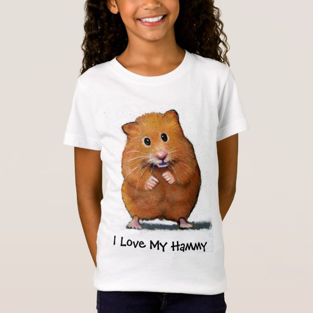 HAMSTER, I Love My Hammy KID'S SHIRT (Front)