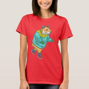 Hamster Ice skating Ice skates T-Shirt