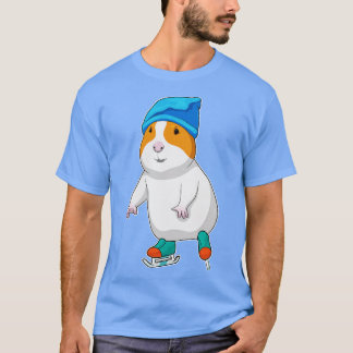 Hamster Ice Skating Ice Skates  T-Shirt