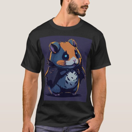 Hamster In Bat T_Shirt