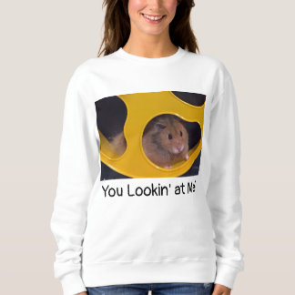 Hamster in wheel sweatshirt