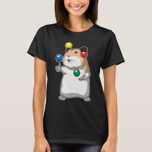 Hamster Juggler Juggle T_Shirt