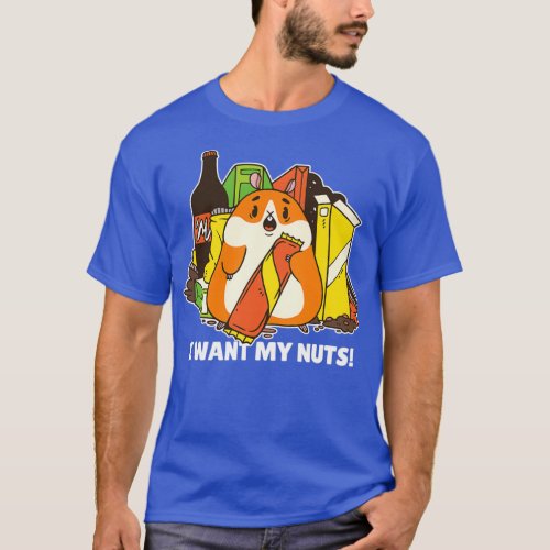 HAMSTER JUNK FOOD QUOTE  T_Shirt