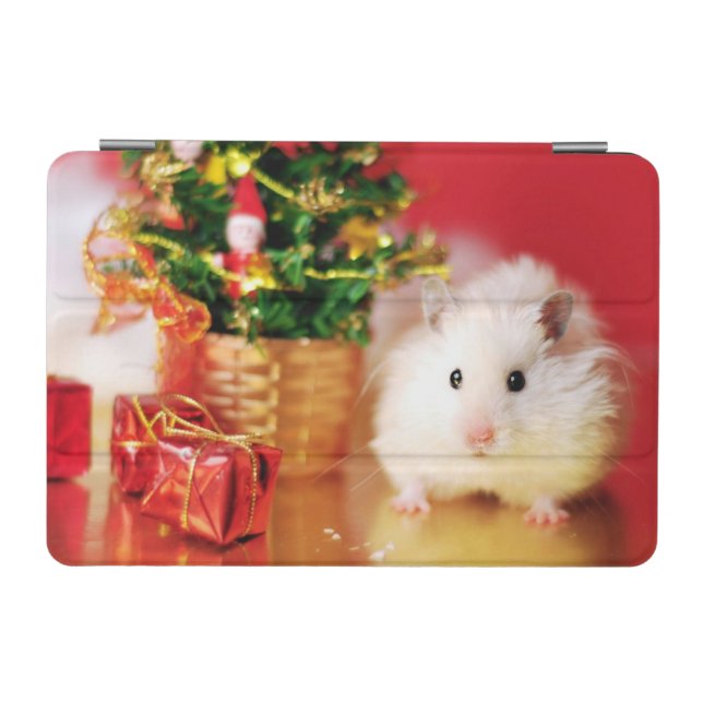 Hamster Kokolinka with Christmas tree iPad Mini Cover (Horizontal)