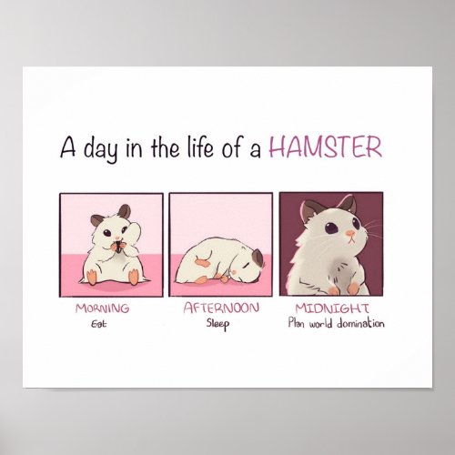 Hamster Life Poster