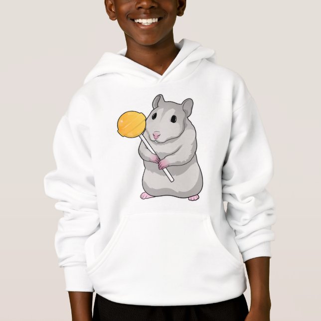 Hamster Lollipop Hoodie (Front)