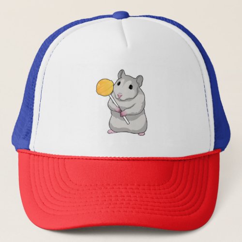 Hamster Lollipop Trucker Hat