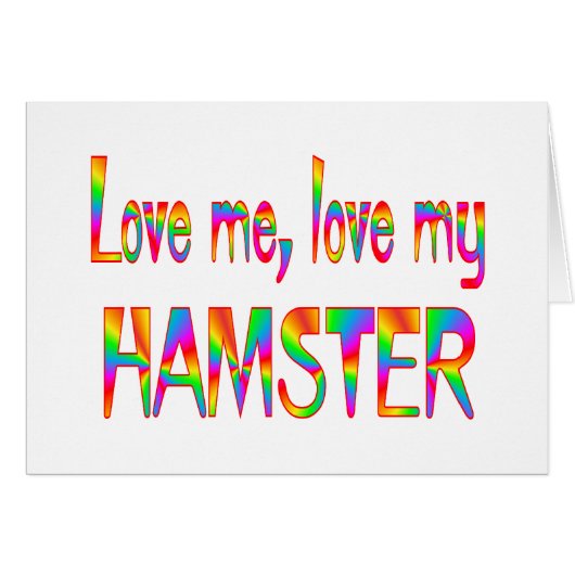 Hamster Love Cards (Front Horizontal)