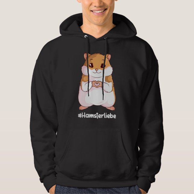 Hamster Love Hamster Gold Hamster Girls Women Chil Hoodie (Front)