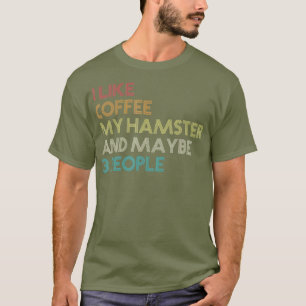 Hamster Lover Funny Gift Pet Owner Vintage Retro T-Shirt