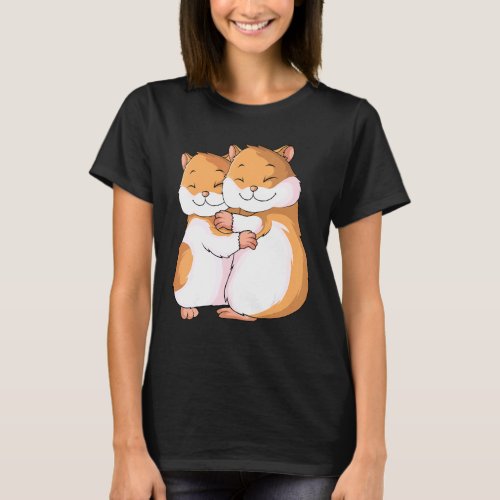 Hamster Lover Hammy Girls Women T_Shirt