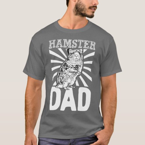 Hamster lover Hamster Dad T_Shirt