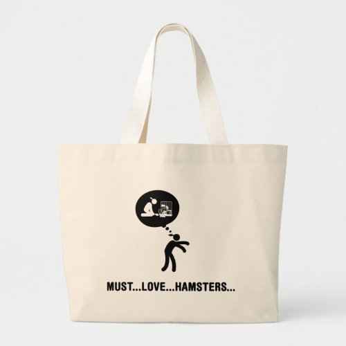 Hamster Lover Large Tote Bag