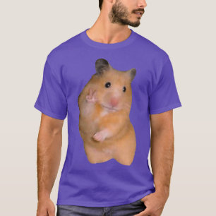 Hamster Meme With Peace Sign Premium T-Shirt