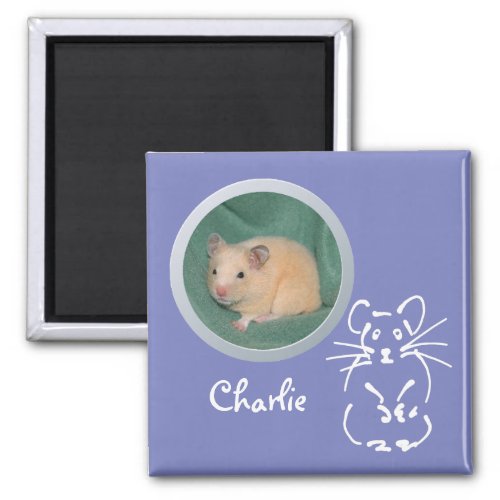 Hamster Memory Add a Photo Magnet