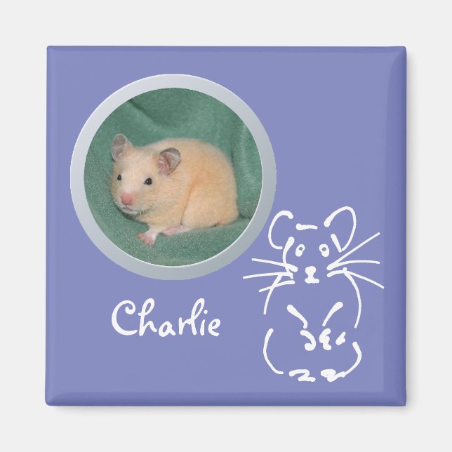 Hamster Memory Add a Photo Magnet (Front)