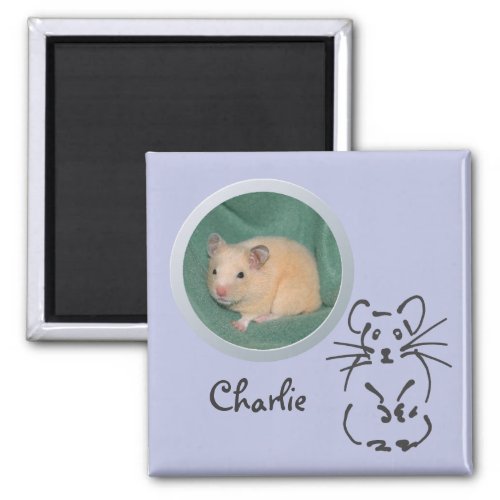 Hamster Memory Add a Photo Magnet