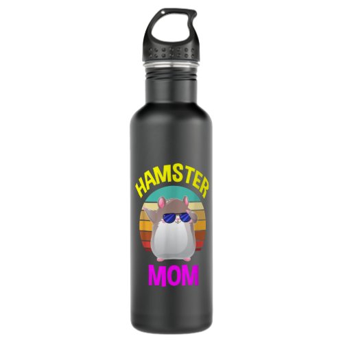 Hamster Mom Costume Lovers Gifts Women Kids Stainless Steel Water Bottle