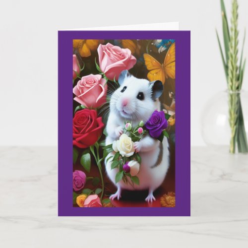 Hamster Mothers Day Greeting Card