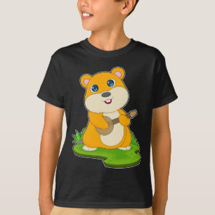 Hamster Musician Guitar Music T-Shirt