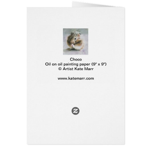 Hamster oil painting (Back)