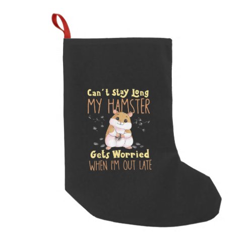 Hamster Pet Hamster Owners Small Christmas Stocking