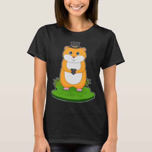 Hamster Photographer Camera T_Shirt