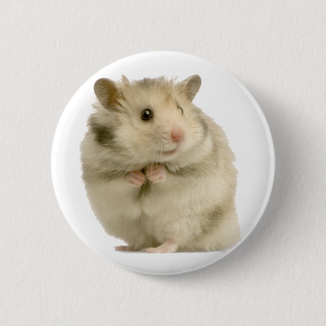 Hamster Pinback Button (Front)