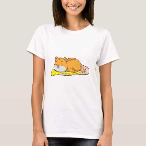 Hamster  Pizza with Cheese T_Shirt