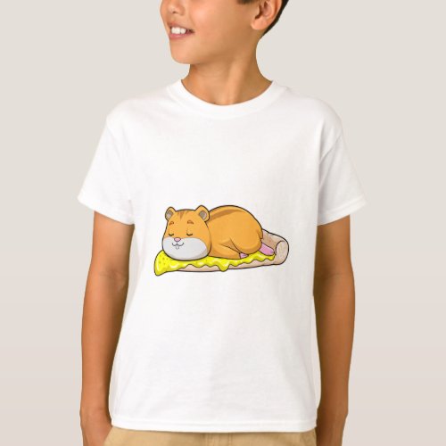 Hamster  Pizza with Cheese T_Shirt