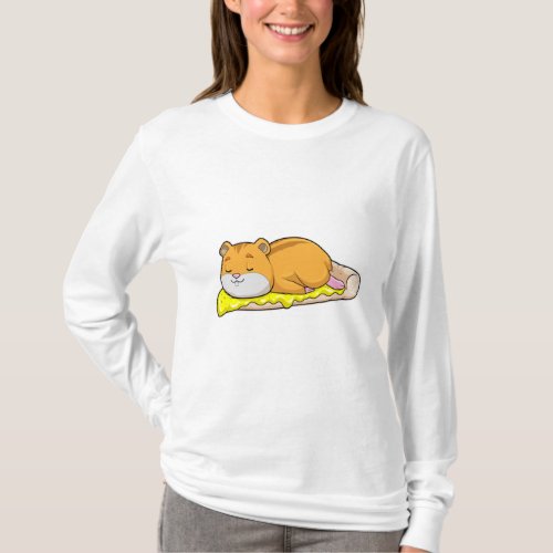 Hamster  Pizza with Cheese T_Shirt