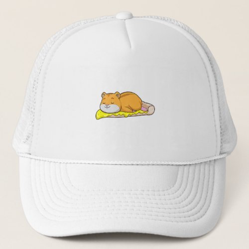 Hamster  Pizza with Cheese Trucker Hat