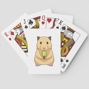 Hamster Popsicle Poker Cards