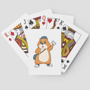 Hamster Postman Letter Poker Cards