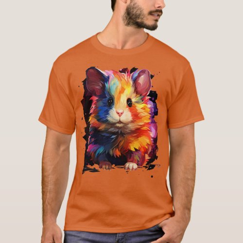 Hamster Rainbow T_Shirt