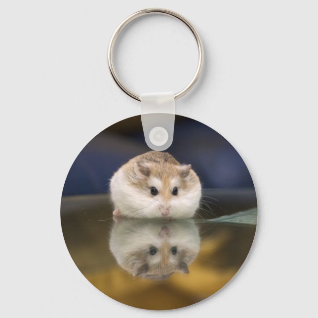 Hamster reflections keychain (Front)