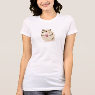 Hamster Ribbon for Breast Cancer Awareness Shirt