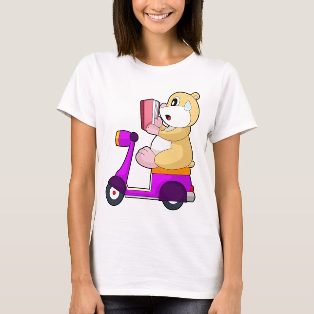 Hamster Scooter T-Shirt (Front)