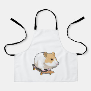 Hamster Skater Skateboard Apron