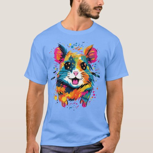 Hamster Smiling T_Shirt