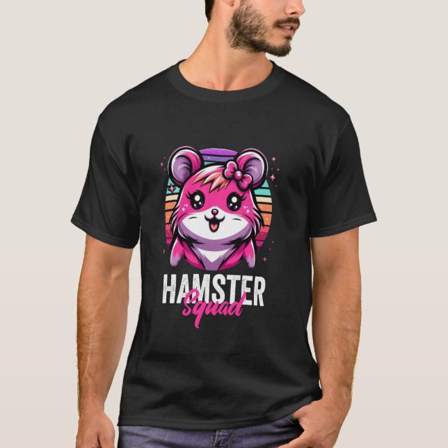 Hamster Squad Funny Hammy T-Shirt (Front)