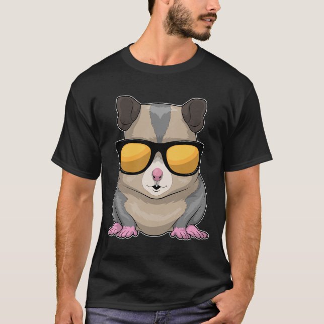 Hamster Sunglasses T-Shirt (Front)