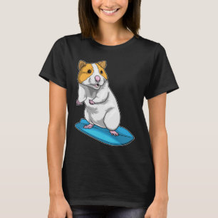 Hamster Surfer Surfboard T-Shirt