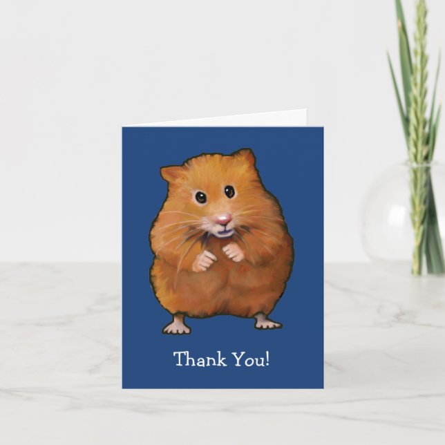HAMSTER: THANK YOU CARD: ART CARD (Front)