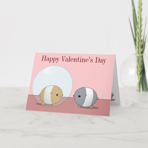 Hamster Valentines Day Card