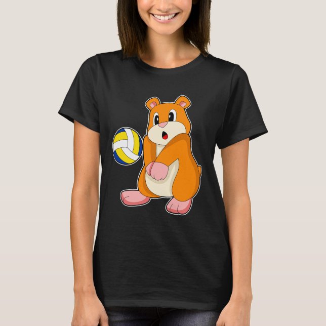 Hamster Volleyball T-Shirt (Front)