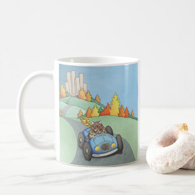 Hamster Weekend Getaway Coffee Mug (With Donut)