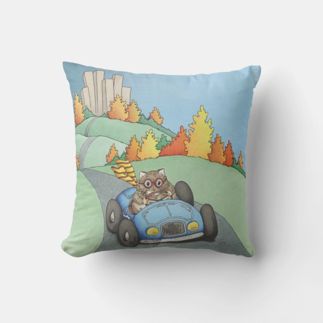 Hamster Weekend Getaway  Throw Pillow (Front)