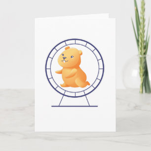 Hamster wheel card