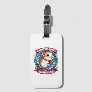 Hamster Wheel Champion Luggage Tag